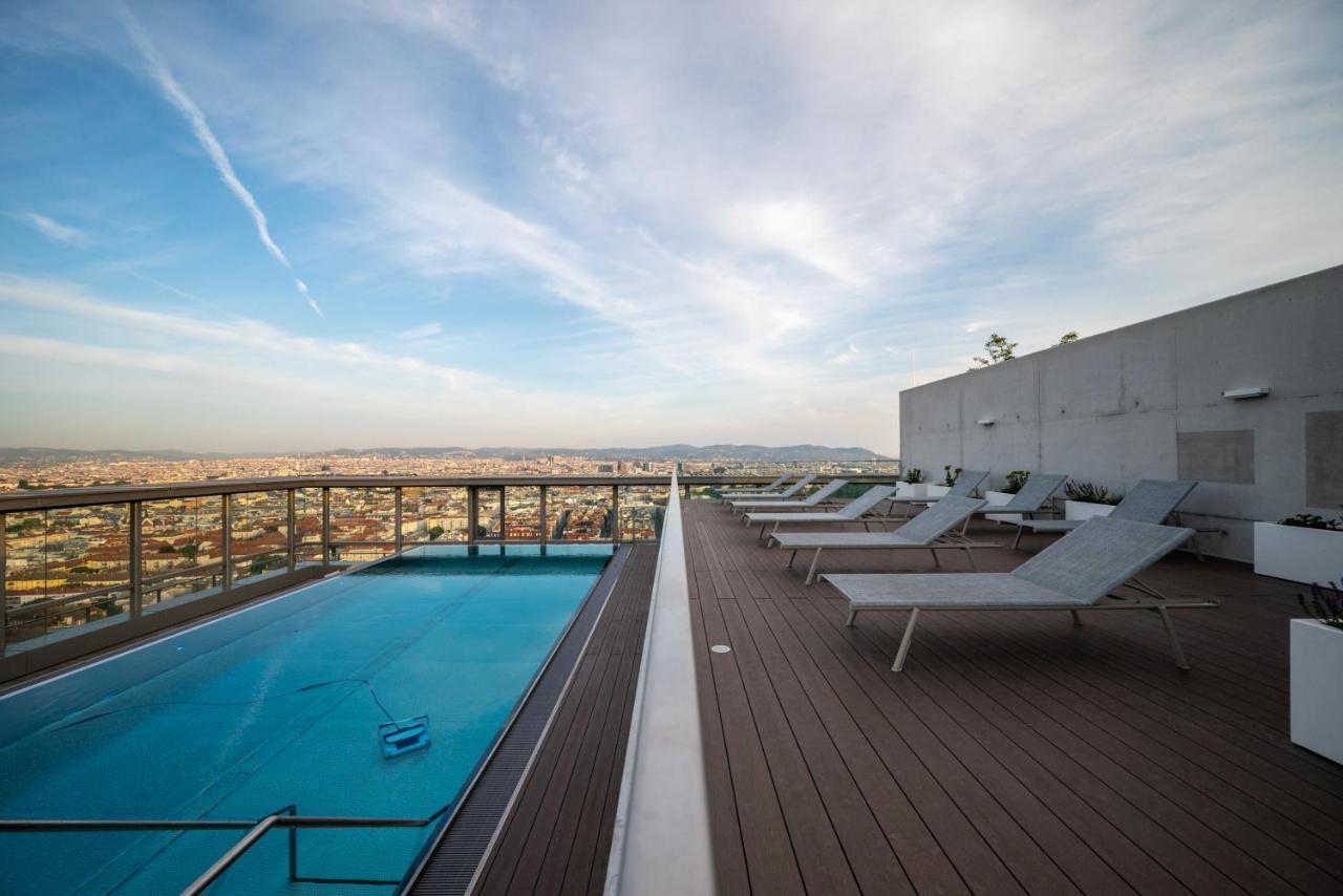 Apartamento Exclusive 2Br Skyline Penthouse By Hm Viena Exterior foto